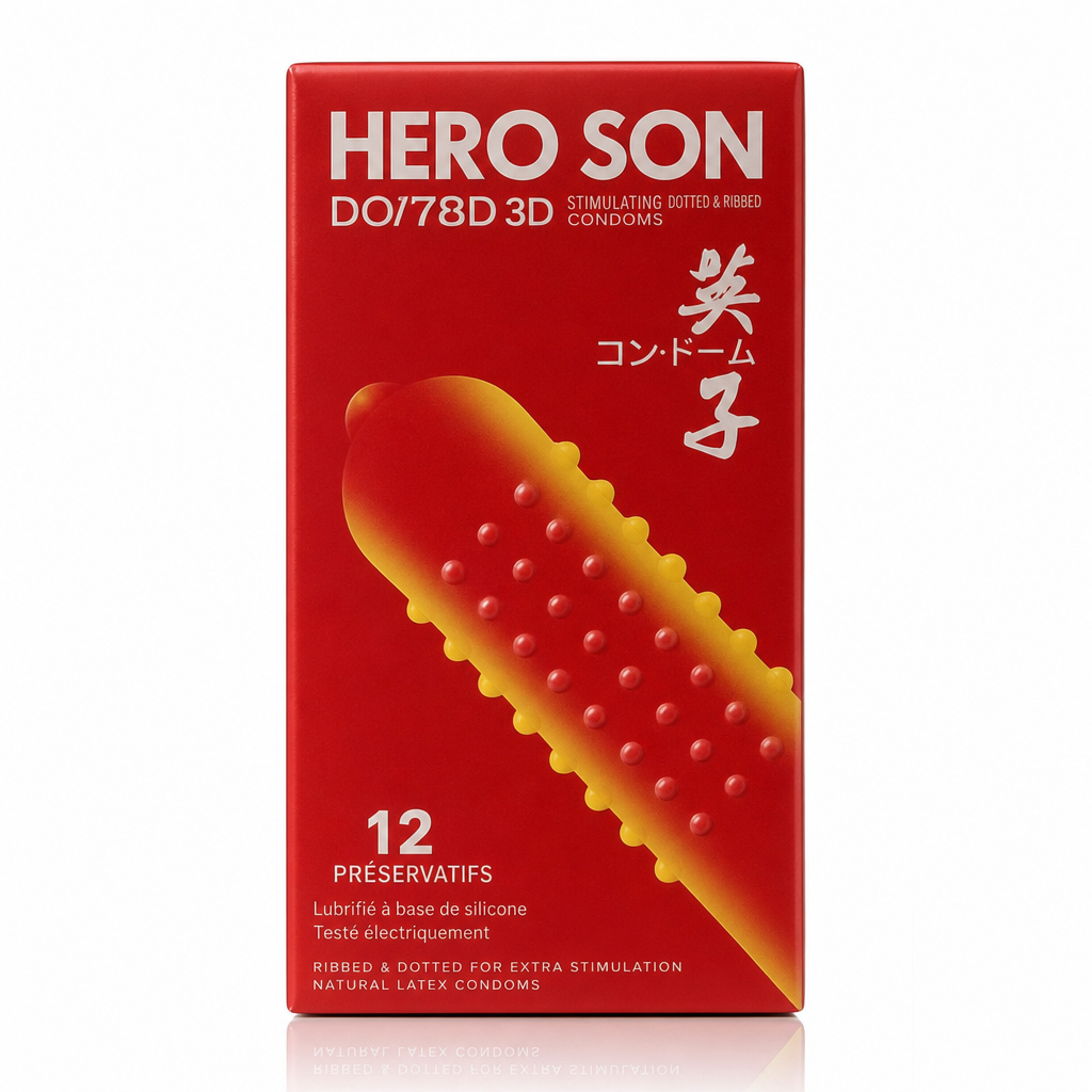 HERO SON BOITE DE 12 Préservatifs