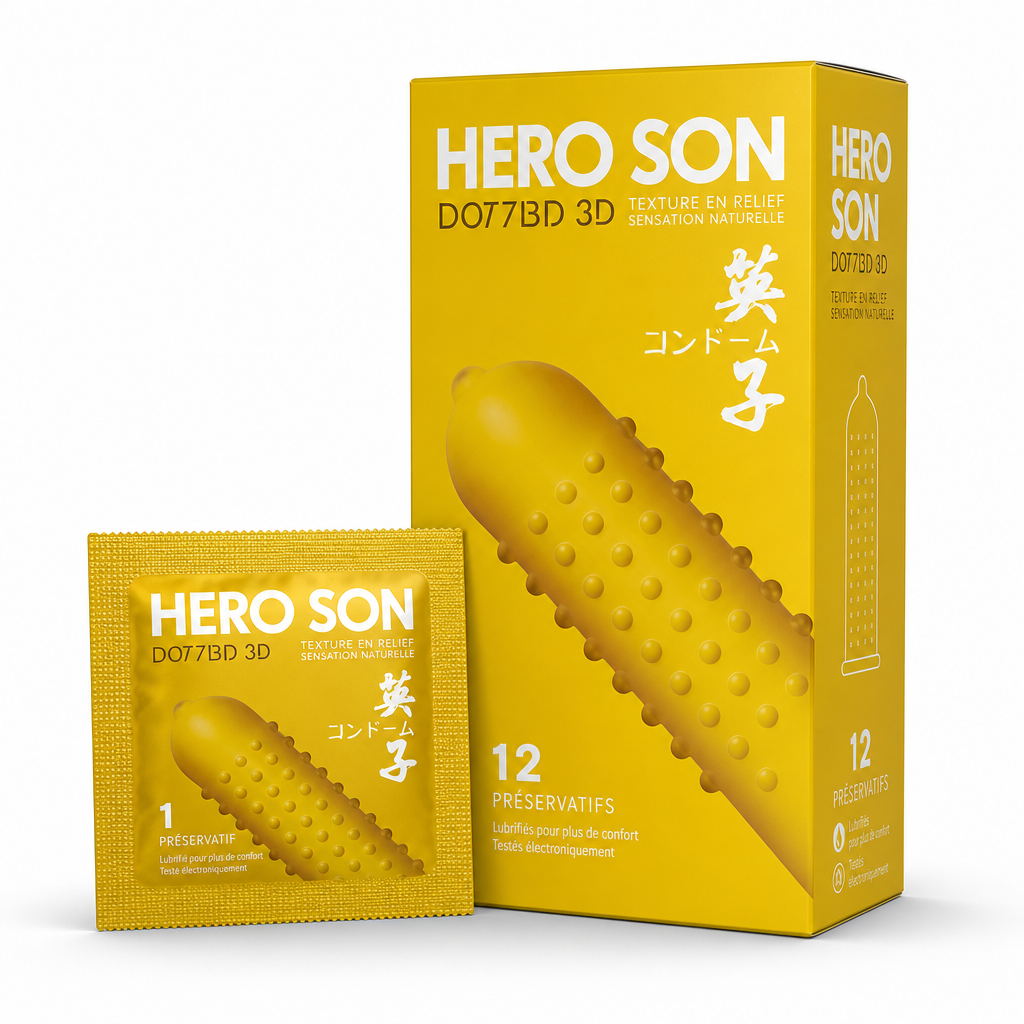 HERO SON BOITE DE 12 Préservatifs